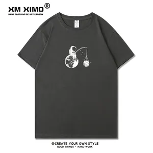 Oem מפעל נמוך moq לוגו מותאם אישית אופנה גרפי t חולצות חולצות לשני המינים גברים של בגדים