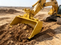 Godet basculant RB pour excavatrice lourde, pour travaux marins, débris de construction, talus, OEM NM400 Q460 CE ISO Marine SGS Grading, 1-50 tonnes