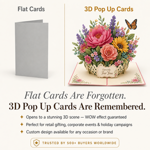 Biglietto d'Auguri per il 50° Anniversario, Biglietti 3D Pop-up con Busta per Famiglia, <span class=keywords><strong>Amici</strong></span>, Donne e Uomini - Design Elegante - Product Image 6