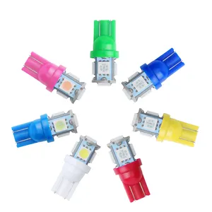 YOBIS 도매 저렴한 자동차 5050 읽기 램프 60lm 6000k 12v 1w T10 w5w 5smd 알루미늄 led 조명 자동차 인테리어 조명 판매