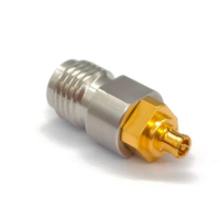 Adaptateur coaxial RF haute fréquence S MA/SSMP-KKG, connecteur coaxial à ondes millimétriques, matériau en acier inoxydable