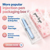 Recyclable Paper Injection Pen Box With Double Tuck End and Low MOQ Compatible with V1 V2 V3 V4 Injection Pen