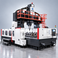 Centre d'usinage CNC à portique sur mesure, grande capacité, pour usinage de précision des métaux, avec fonctions d'alésage et de fraisage intensifs