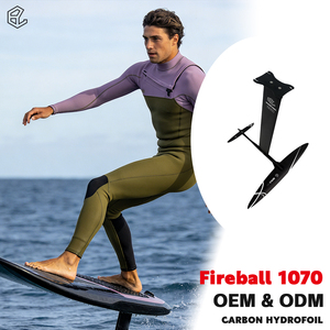 Ensemble d'hydrofoils de performance Fireball 1070, aile avant en carbone pour Wing Foil haute vitesse, Kitesurf et Freeride, avec axe - Product Image 1