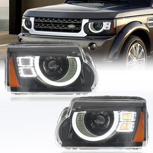 JUSHUN Phares à LED les plus vendus pour Land Rover <span class=keywords><strong>Discovery</strong></span> 4 2010-2016, état neuf, température de couleur 6000K, best-seller mondial - Product Image 1