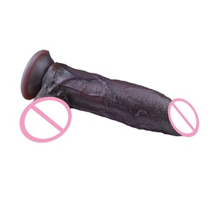 Vente en gros de pénis réaliste en silicone double couche, grand dildo réaliste avec ventouse, plug anal, jouets sexuels pour femmes et hommes - Product Image 2