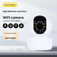Caméra OV3 pour surveiller les enfants à la maison, vision nocturne HD à double lumière, moniteur sans fil WiFi, caméra sans fil, prend en charge la carte mémoire