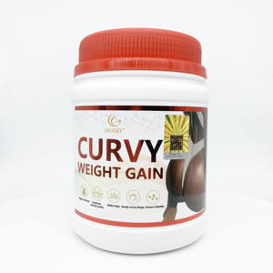 Kadınlar için OEM 518g Maca tozu doğal Curvy ağırlık kazanç takviyesi-büyük kapasiteli kalça geliştirme formülü