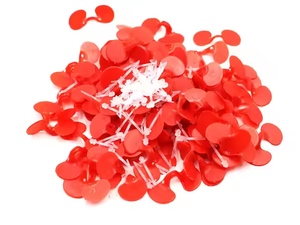 Anteojos para aves de corral, venta al por mayor de alta calidad, cubierta protectora de vidrio para ojos de <span class=keywords><strong>pollo</strong></span>, <span class=keywords><strong>gafas</strong></span> de plástico para pollos rojos para granja avícola - Product Image 2