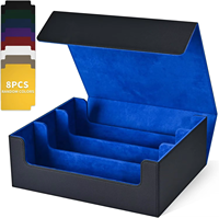 Boîte de rangement pour cartes TCG compatible avec Magic the Gathering et Yugioh, 3 rangées, pour plus de 1800 cartes