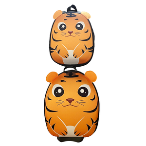 2PC Carry on Luggage Set16" <strong>Rolling</strong> <strong>Suitcase</strong> &amp; 12" Backpack Airline Approved Travel Trolley Luggage with Wheels (Panda) - Product Image 2