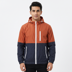 High Quality Custom Design Winter <b>Men's</b> Windbreaker <b>Jacket</b> Waterproof Hooded Eco-Friendly Reversible Casual Sport - Product Image 1
