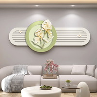 Peinture décorative créative faite à la main en résine et HDF au design moderne - Art mural pour la maison - Marque Relife