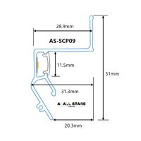 Lampu plafon, proyek pencahayaan seluruh rumah, profil aluminium industri, lampu Strip Led dinding, profil aluminium