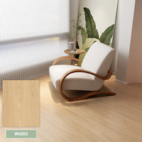 Suelo Vinílico Rígido de Compuesto de Piedra y Plástico (SPC) con Diseño de Grano de Madera, Sistema de Bloqueo, Impermeable, para Interiores