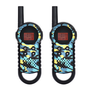 <span class=keywords><strong>Talkie</strong></span>-<span class=keywords><strong>walkie</strong></span> portable UHF 400-470 MHz avec écran LCD rétroéclairé vert, portée de 3-5 <span class=keywords><strong>km</strong></span>, <span class=keywords><strong>80</strong></span> canaux, prise pour écouteurs, 3 piles AAA, 0,5 W, pour enfants - Product Image 5