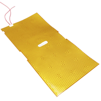 Modul Pemanas Baterai Film Kapton Poliimida Fleksibel Tahan Air 24V 185W 192x386mm Kustom Ramah Lingkungan Garansi 1 Tahun