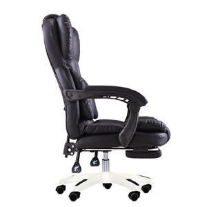 Chaise <span class=keywords><strong>de</strong></span> <span class=keywords><strong>bureau</strong></span> ergonomique <span class=keywords><strong>de</strong></span> direction, dossier haut, en similicuir, pivotante, inclinable et réglable – Nouveauté - Product Image 3