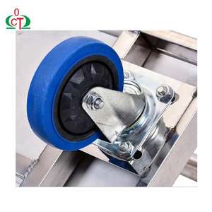 Troli baja tahan karat lipat untuk restoran, dapur dan gudang Hotel & restoran perlengkapan membawa barang - Product Image 5