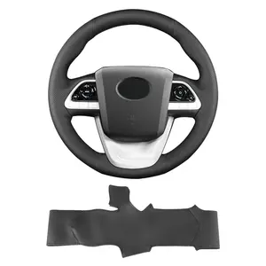 Accessori interni coprivolante in vera pelle per Toyota Supra Prius