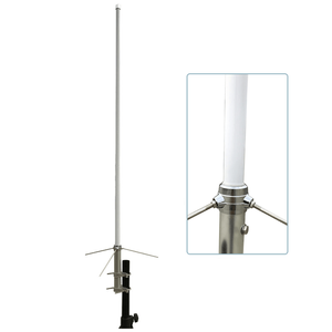 Antena de Radio VHF para Exteriores de 136-174 MHz, Antena de Comunicación de 4.5 dBi, Antena Base de Fibra de Vidrio con Conector MJ - Product Image 1