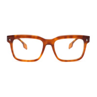 Gafas Rectangulares Clásicas Vintage Retro con Remaches, Monturas de Acetato de Alta Calidad, Unisex