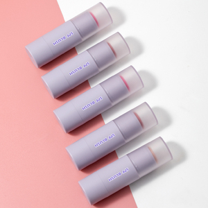 Fard à joues pour visage et Contour personnalisé, Tube violet végétalien imperméable à l'eau et bâton de Contour personnalisable à haute Pigment, fard à joues crème de marque privée - Product Image 6