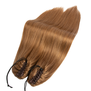 <span class=keywords><strong>Extensions</strong></span> de Cheveux Humains Naturels à Clip Griffe, Queue de Cheval d'Apparence Naturelle - Product Image 4