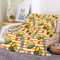 Couverture en polaire douce et mignonne de haute qualité pour enfants et bébés, idéale pour canapé, lit ou comme jeté.