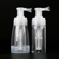 Bouteille de dosage par aspiration en PET de 110/180 ml avec pulvérisateur à pompe, poudre de shampoing sec, pompe de transfert, revêtement en plastique, shampoing sec