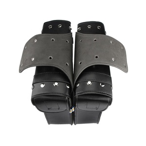 Sacoches latérales étanches universelles pour moto Sacoches de selle en cuir Outil-Bagages-Rangement-Outils Sacoches de selle de motocross - Product Image 2