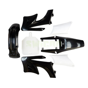 Kit de carénage de moto en plastique noir et blanc pour <span class=keywords><strong>Apollo</strong></span> <span class=keywords><strong>Orion</strong></span> 110cc 125cc <span class=keywords><strong>150cc</strong></span> 160 Pit bike - Product Image 1