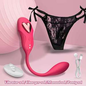 Vibrateur invisible portable pour l'extérieur, œuf vibrant sans fil avec télécommande et contrôle par application, masseur clitoridien pour femmes - Product Image 3