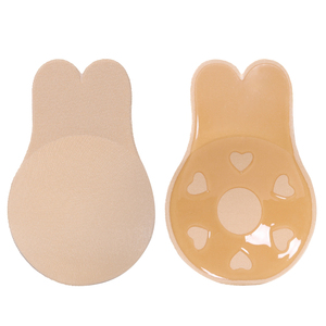 Tai Thỏ Nâng Núm Vú Bìa Dính Cho Phụ Nữ Push-up Áo Ngực Nâng Pasties 9 11 13Cm Strapless Backless Sexy Vô Hình - Product Image 1
