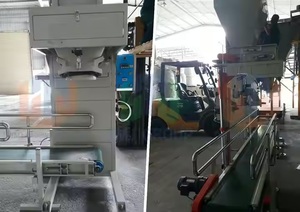 Ensacheuse Série TBM-SB00 semi-automatique pour l'ensilage, l'alimentation animale 10kg 25kg 40kg, 50kg, emballage de sacs en papier kraft et couture - Product Image 3