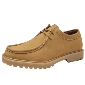 Scarpe Kangaroo da Uomo, Stivali da Lavoro Classici in Stile Giapponese, Calzature Retro Casual in Vera Pelle con Lacci, Modello <span class=keywords><strong>Derby</strong></span> per Esterni - Product Image 5