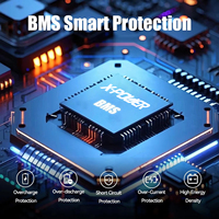 Stok UE & AS 12V 100AH Grup baterai Lithium LiFePO4 24 pengisian cepat siklus dalam BMS untuk RV Motor Trolling Off-Grid