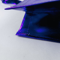 Sac fourre-tout de luxe métallique personnalisé grande capacité en non-tissé pour femme