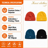 Bonnet côtelé tendance avec motif lettres et logo personnalisé, en tricot d'hiver Spandex/Polyester, pour adultes unisexes, sports de plein air et usage décontracté