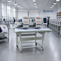 Machine à broder les vêtements à double tête et portique