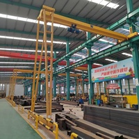 Grúa Eléctrica Semipórtico Tipo BMH Marca Wanlong Nueva de 3-10 Toneladas con Motor de Caja de Cambios y Motor Eléctrico de 20m de Alcance