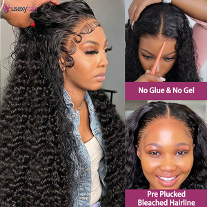 40 Inch HD Ren Phía Trước Tóc Giả Miến Điện Xoăn Campuchia Tóc Ren Phía Trước Mặc Và Đi Glueless Tóc Giả 13X6 Nguyên Ấn Độ Tóc Con Người Nhà Cung Cấp - Product Image 2