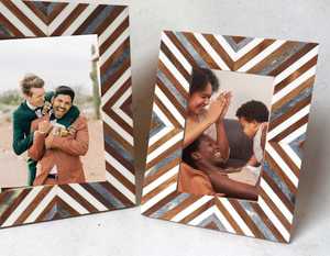 กรอบรูปฝังกระดูกทำด้วยมือแบบพรีเมี่ยมกรอบเรียบเหมาะสำหรับตกแต่งบ้านที่แขวนผนังและของขวัญ - Product Image 6