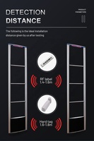 DRAGON GUARD RS5008 EAS Anti-Theft Security Alarm System 8.2MHz High Sensitive Wide Detection Distance for Shopping Mall Retail