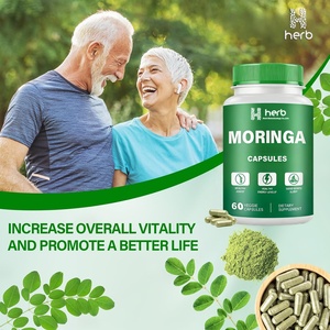 Capsules de feuilles de Moringa en marque privée OEM/ODM, Moringa 60 en poudre, favorise la digestion, énergie plus, complément alimentaire, capsules de Moringa biologiques - Product Image 6