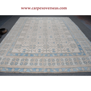 พรมผ้าฝ้ายย้อมสีด้วยมือแบบใหม่ล่าสุดพรมปูพื้นกันลื่นมีความสูงเป็นกองผ้ากำมะหยี่สำหรับทางเดินในบ้านจัดส่งรวดเร็ว - Product Image 4