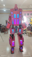 Costume de robot DJ LED Chengwei 2026, livraison gratuite, kits unisexes géants pour performance flamenco, fête, scène et salle de bal