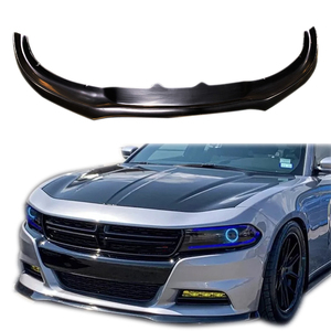 Lèvre de pare-chocs avant en plastique ABS noir mat pour Charger 2019 SXT RT 15-18 SXT 15-22, état neuf - Product Image 1