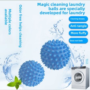 Balle de lavage en plastique durable conçue spécifiquement pour les machines à laver, élimine la saleté, empêche l'emmêlement, outil d'élimination des cheveux - Product Image 3
