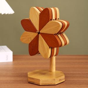 <span class=keywords><strong>Dessous</strong></span> <span class=keywords><strong>de</strong></span> <span class=keywords><strong>plat</strong></span> <span class=keywords><strong>en</strong></span> <span class=keywords><strong>bois</strong></span> <span class=keywords><strong>de</strong></span> conception d'arbre créatif classique tapis <span class=keywords><strong>de</strong></span> Table <span class=keywords><strong>en</strong></span> bambou résistant à la chaleur Pots anti-brûlure caboteur napperons <span class=keywords><strong>en</strong></span> <span class=keywords><strong>bois</strong></span> décoratifs - Product Image 6